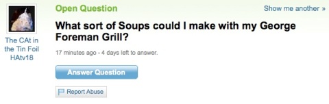 Grilled soup